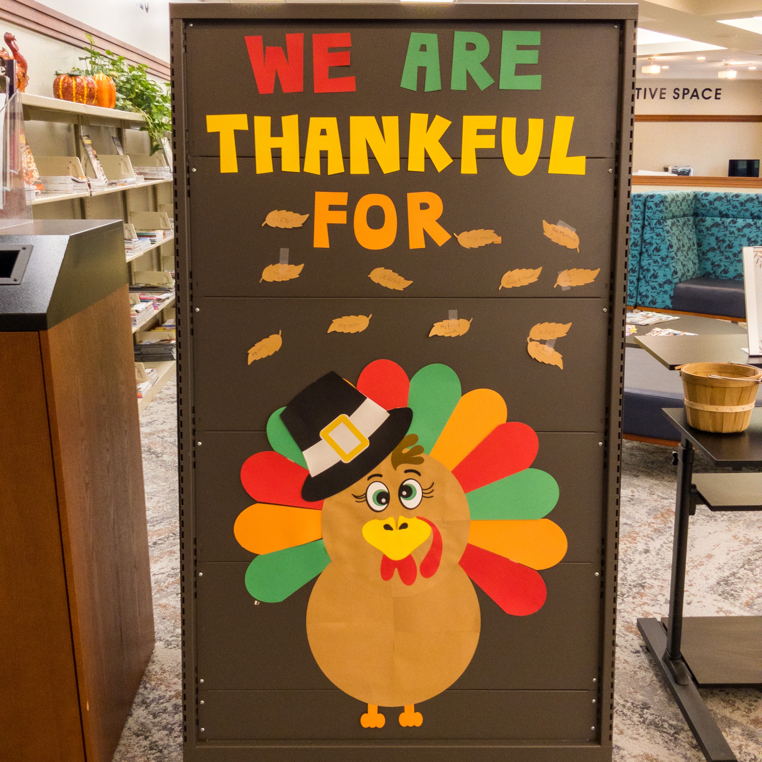 Picture of thankful board
