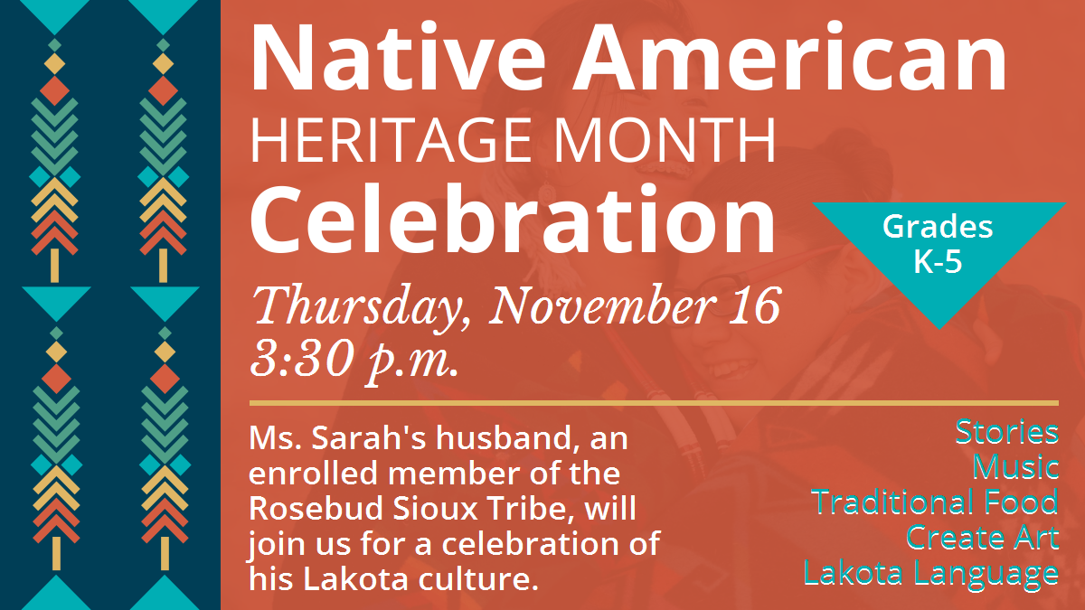 Native American Heritage Month Celebration New Carlisle
